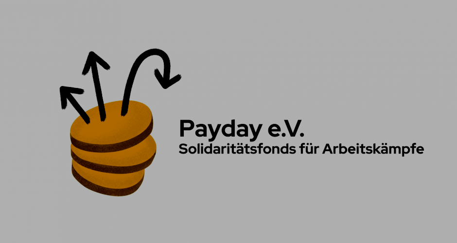 Payday Solidaritätsfonds für Arebitskämpfe Logo