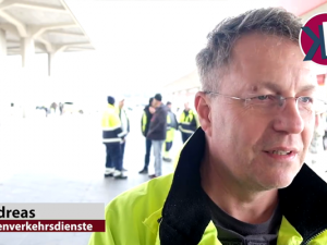 Beschäftugter der Bodenverkehrsdienste Berlin Tegel über den Streik, März 2017