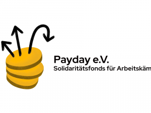 Payday Solidaritätsfonds für Arebitskämpfe Logo